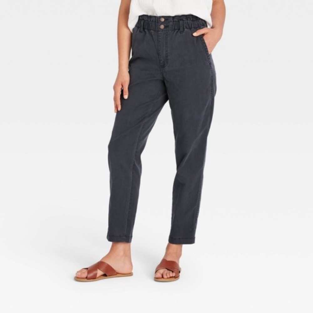 Universal Thread High Rise Tapered Pants Black